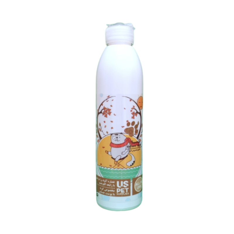 شامپو مخصوص گربه با پوست حساس با رایحه کاپوچینو US PET