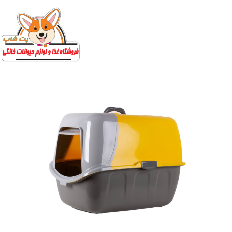 ظرف خاک گربه مسقف مدل جورج به همراه بیلچه - Image 3