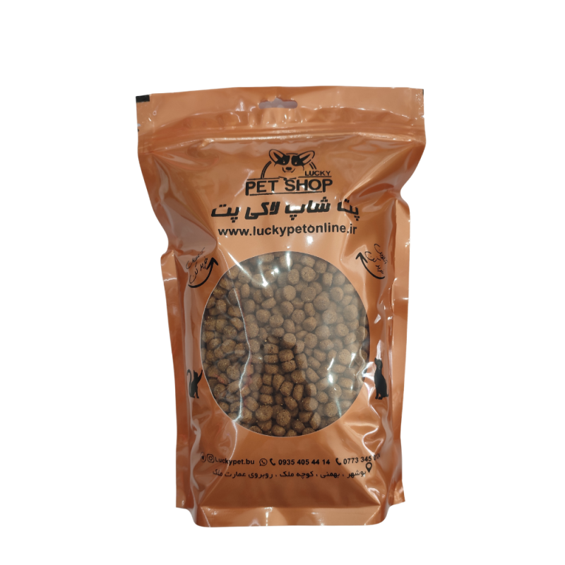 غذای گربه بالغ عقیم شده هپی کت سوپر پریمیوم 500 گرمی - Image 2